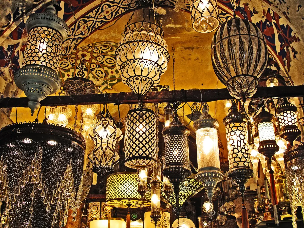 A lamp shop in the Grand Bazaar