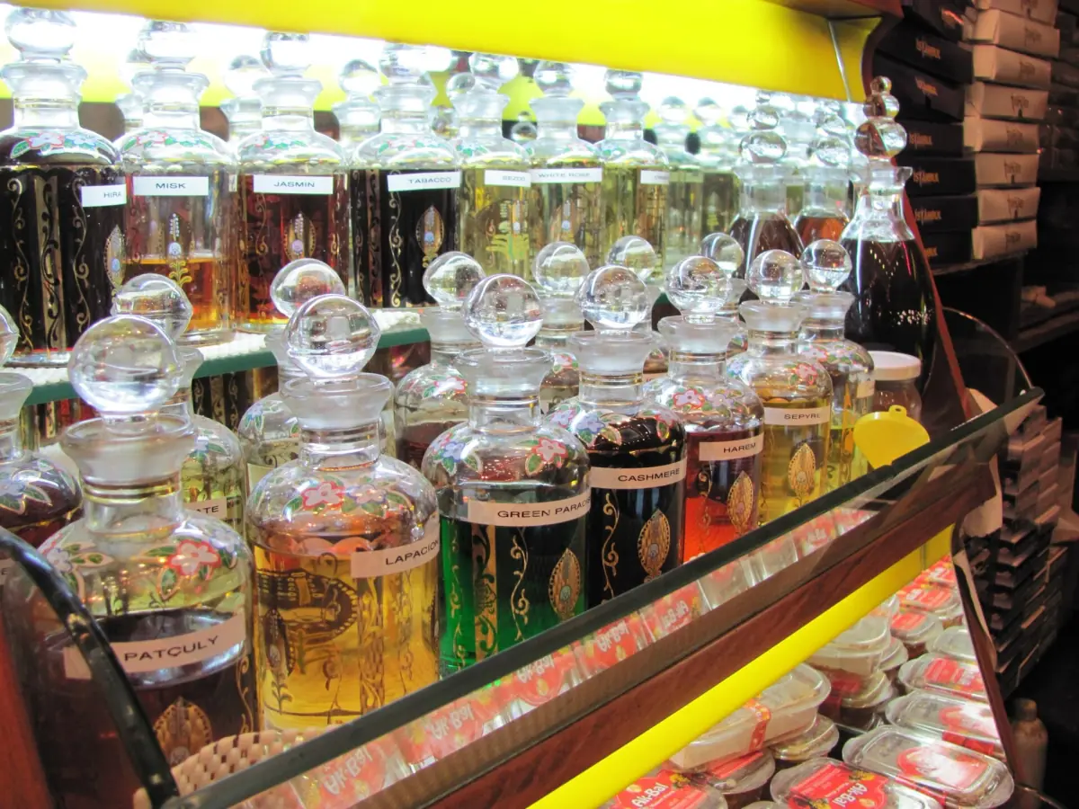 Perfume bottles at the Grand Bazaar