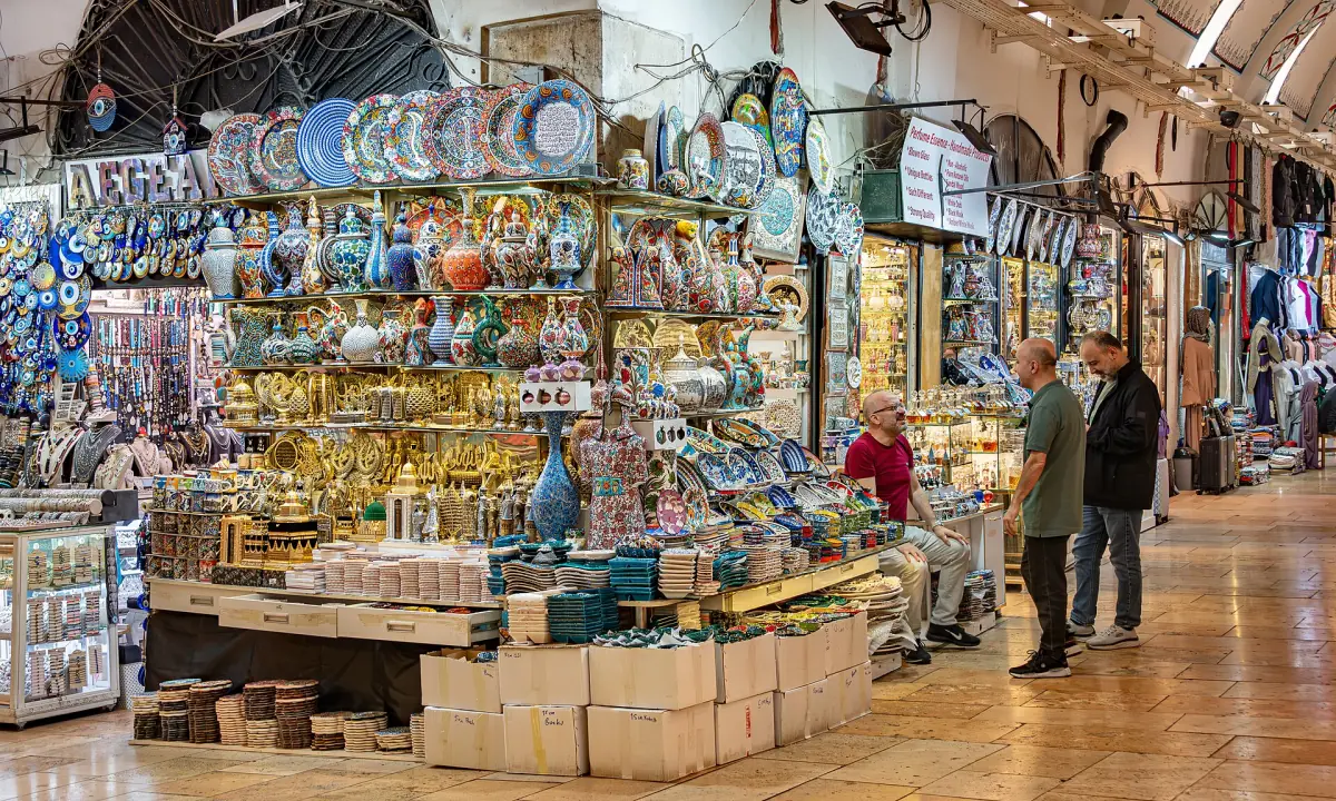 Shopfronts in the Grand Bazaar