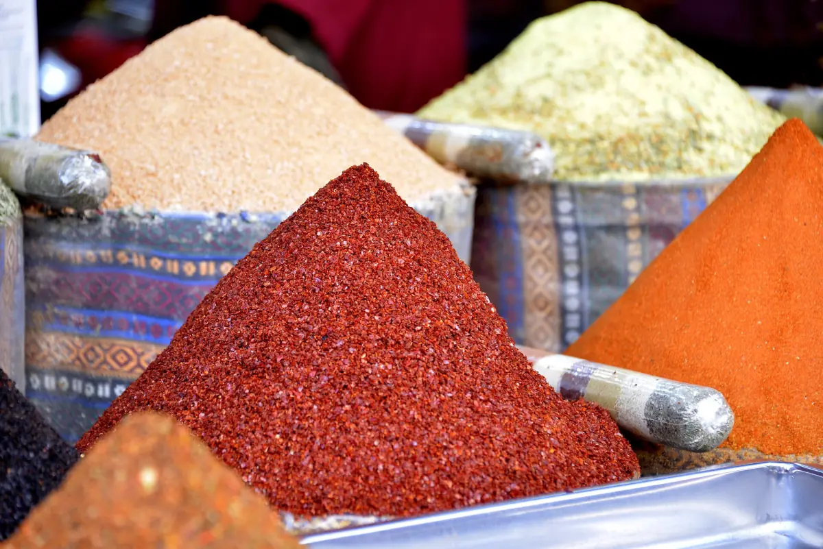 Spices on sale in the Spice Bazaar